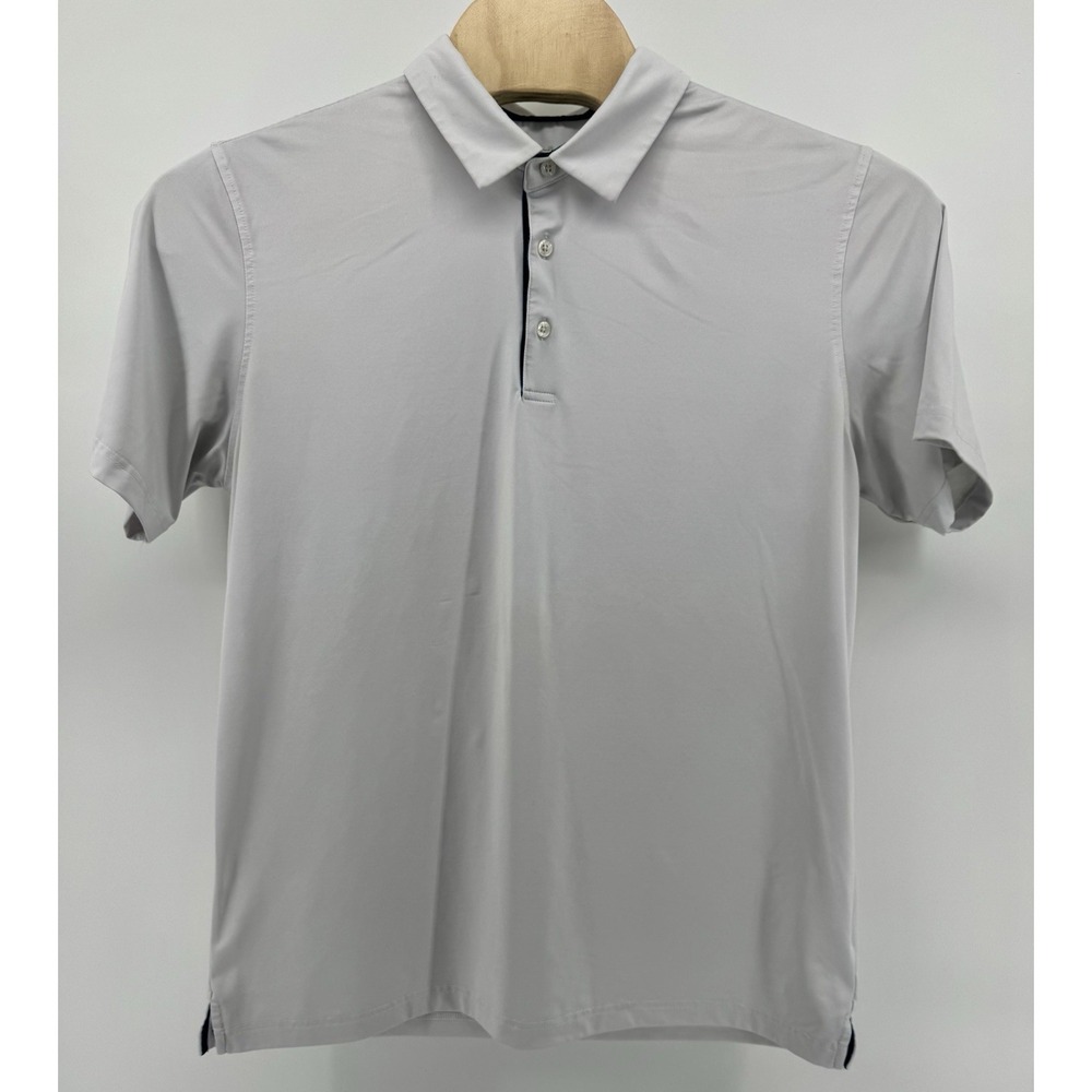 Maelreg Performance Polo Shirt Men's XL White Golf Classic Fit Stretch Preppy